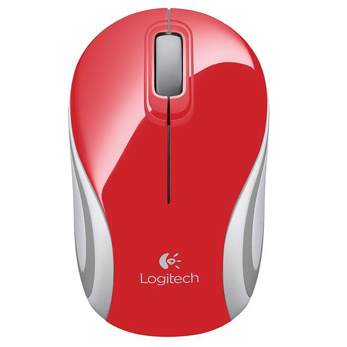 Ratón inalámbrico Logitech Mini Mouse M187 Rojo - 910-002732 |  Tiendalenovo.es