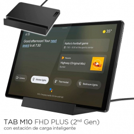 Lenovo Tab M10 FHD Plus con Base de Carga Inteligente | TB-X606X -  ZA5Y0118SE